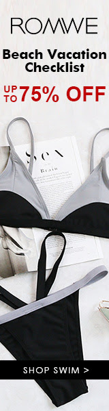 Swimwear Sale - All included items up to 75% off at ROMWE.com! ends 2/27