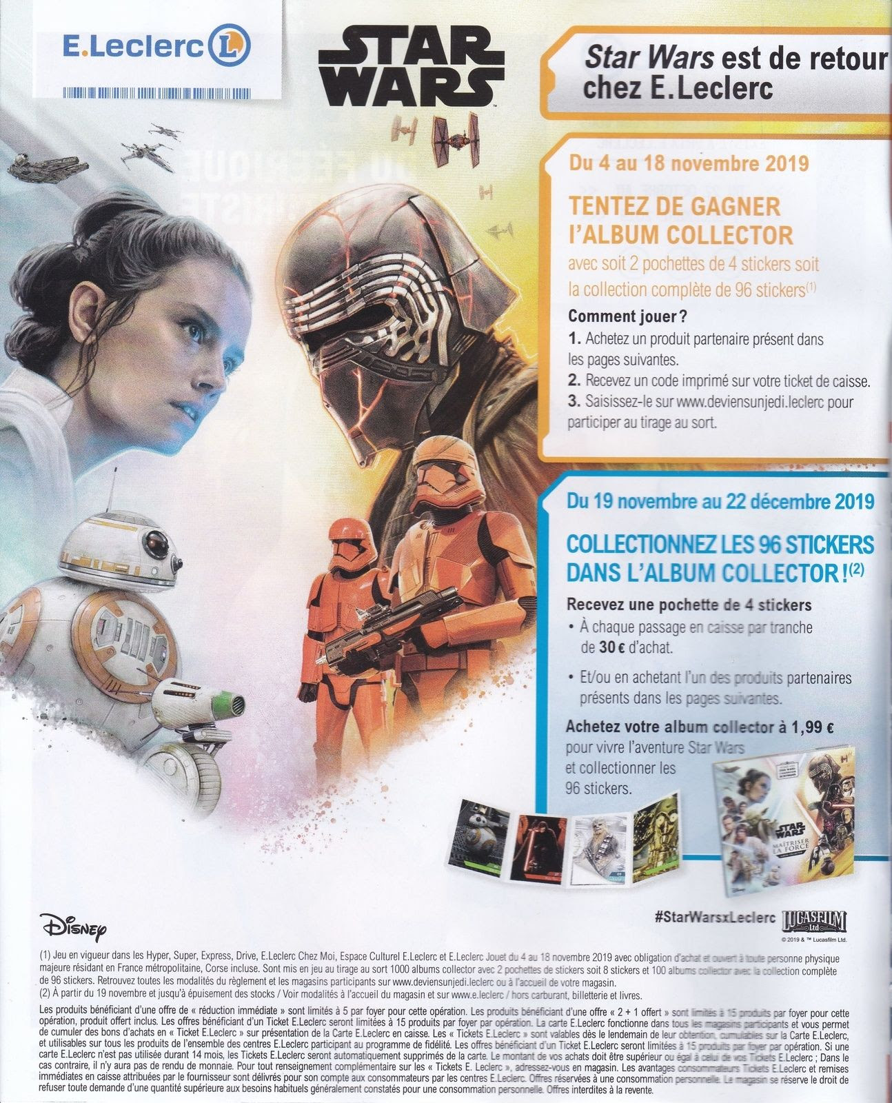 L Operation Star Wars E Leclerc 2019 Commence A S Annoncer