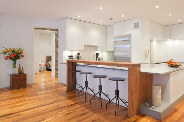 30 Elegant Contemporary Breakfast Bar Design Ideas