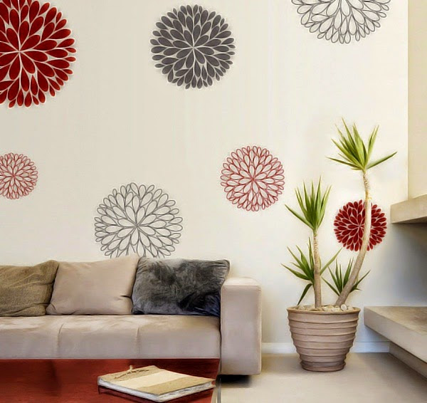 desain hiasan dinding bunga Desain Rumah Minimalis