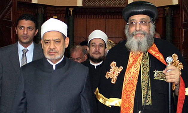 Pope Tawadros greets Azhar Imam on advent of Eid ul-Fitr 