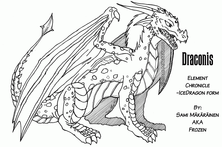Fire Breathing Dragon Coloring Pages - Coloring Home