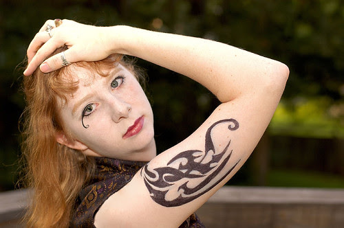  I drew this temporary tattoo on 