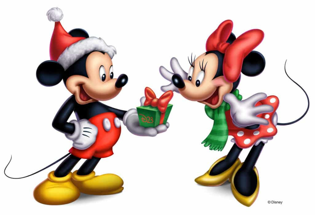 D23 Holi10 Pose-MickeyMinnie Mickey Merry Christmas