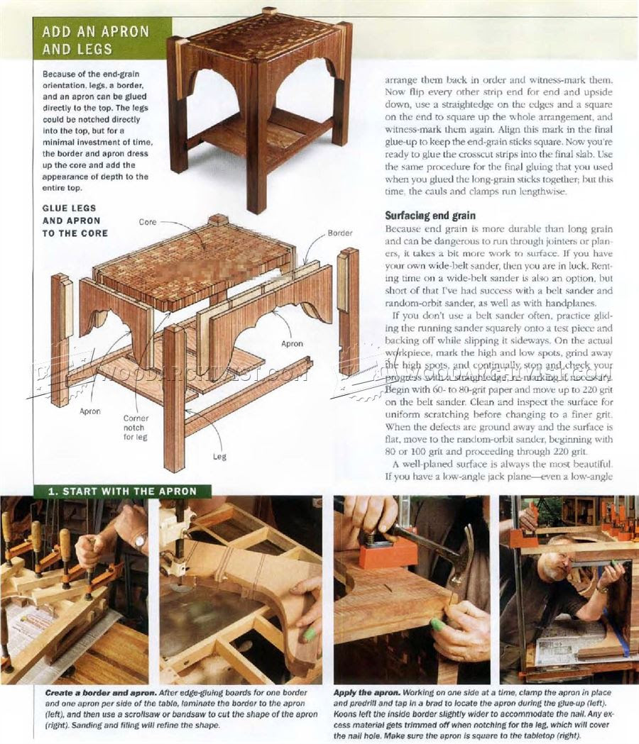 Making End Grain Table Top â¢ WoodArchivist