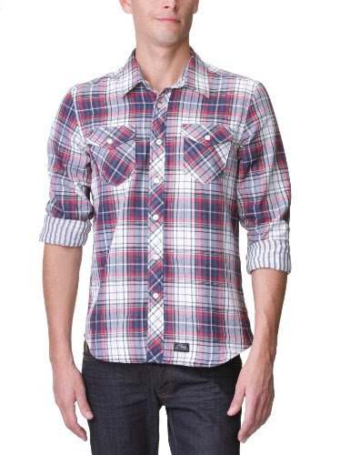 Reviews Energie Osborne Men's Shirt Navy Small