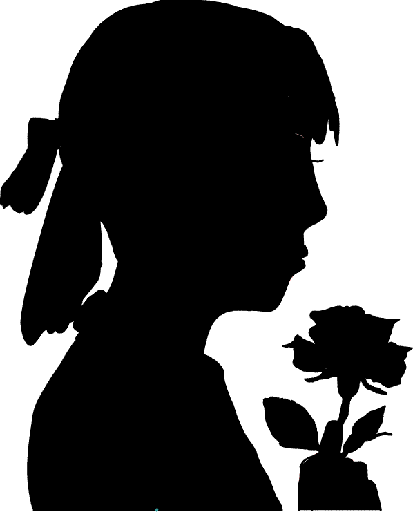 女性 横顔 イラスト 無料