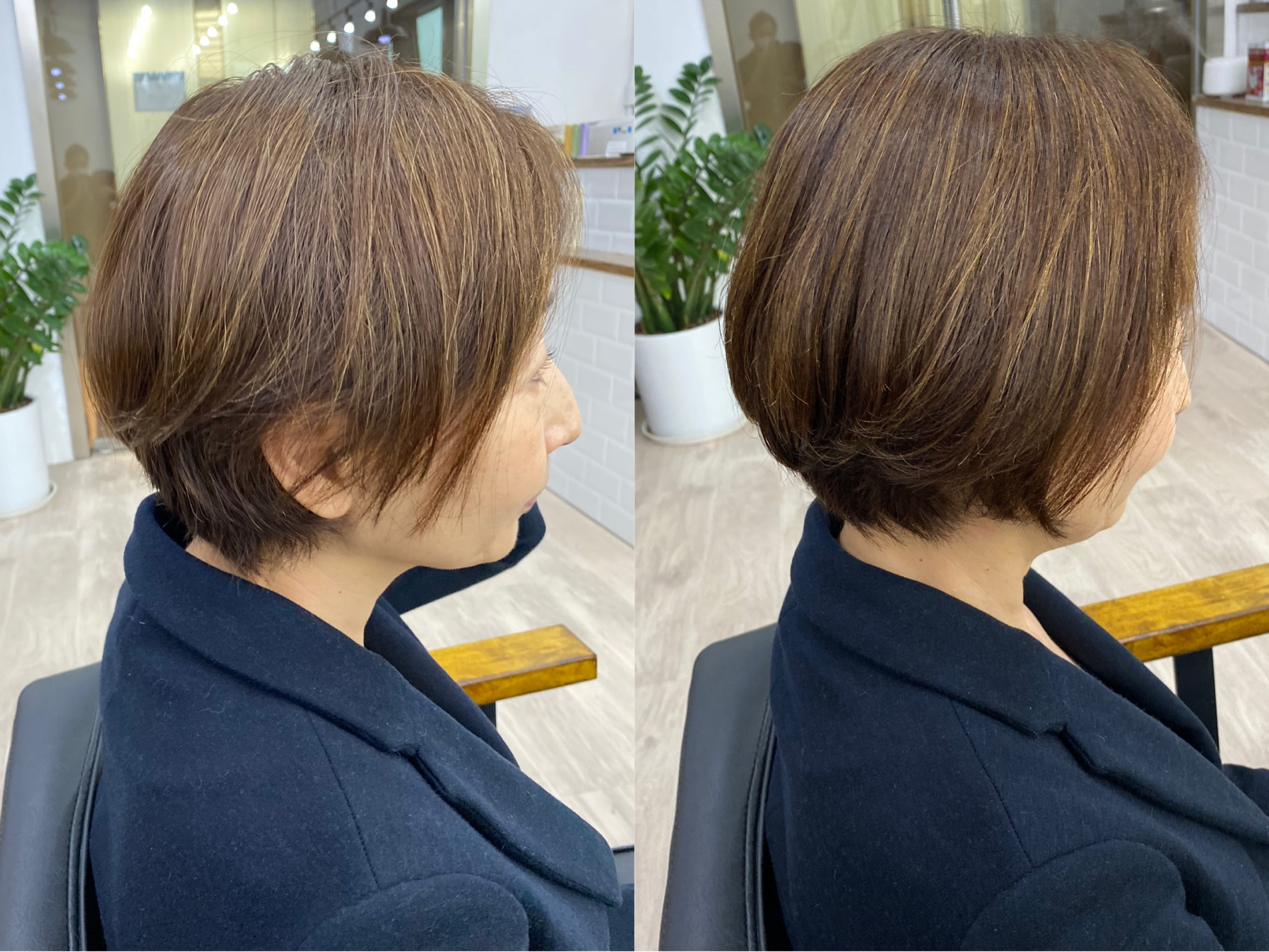 丸みが作れる髪質改善縮毛矯正 ショートヘアでも自然な仕上がり Assort International Hair Salon Hong Kong