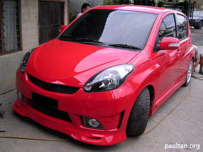 Perodua Myvi Widebody Kit