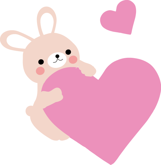 かわいいイラスト 無料イラスト フリー素材 うさぎ