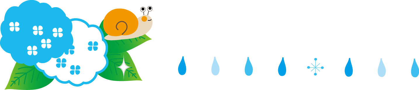 飾り枠 ライン 無料イラスト素材 梅雨
