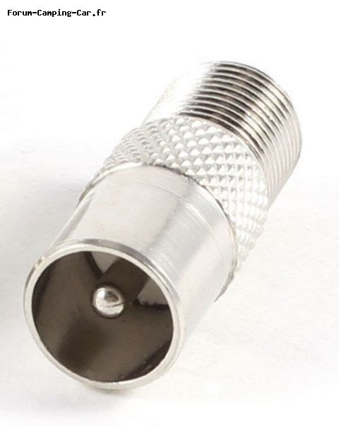 TV adaptateur coaxiale antenne F DVB-T