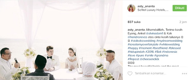 Inikah 'Bukti' Asty Ananta dan Suami Menikah Secara Islam 