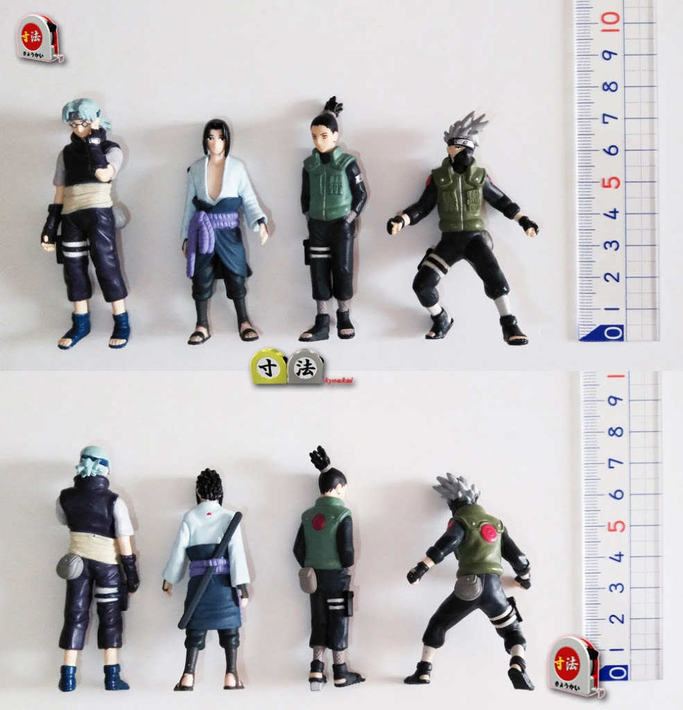 Naruto フィギュア ナルト忍形集 一応 木ノ葉隠れの里軍団 の寸法 規格 サイズ 大きさ 日本寸法協会