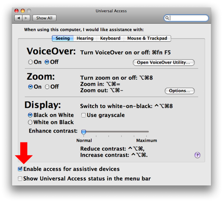 Applescript Graphic User Interface Gui Scripting - enable ctrl lock script roblox