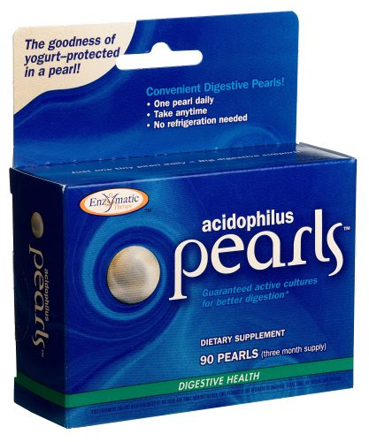 Enzymatic Therapy Acidophilus Pearls (90 Capsules)