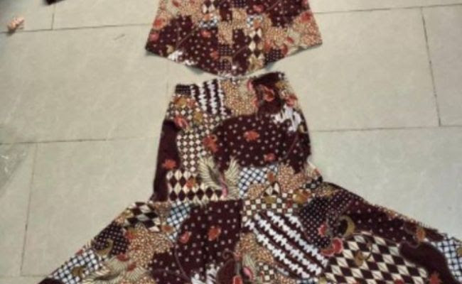Kain batik viral women s fashion clothes others on carousell . Baju Kurung Batik Viral Otosection