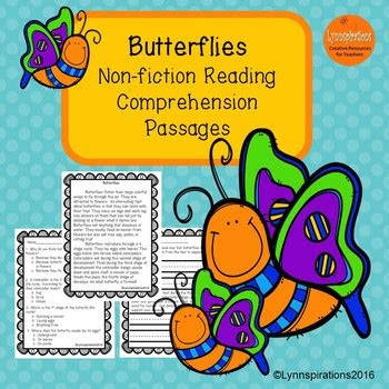  butterflies reading comprehension by lynnspirations tpt