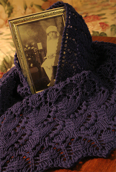 Swallowtail Shawl for Grandma