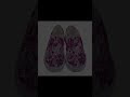 Photo of White And Purple Painting Women's Canvas Slip Ons