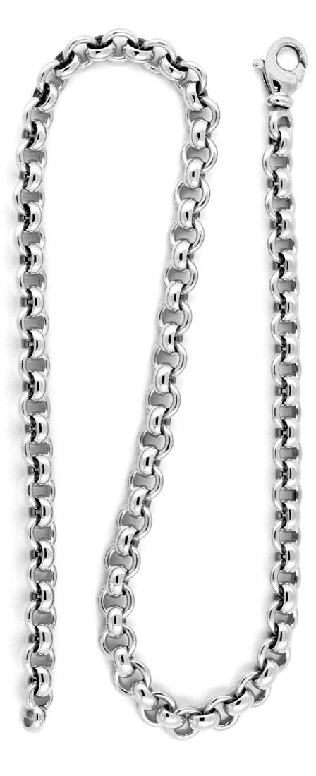 Originalfoto KETTE WEISSGOLD ERBSEN-ANKER-MUSTER 18K/750 LUXUS! NEU!