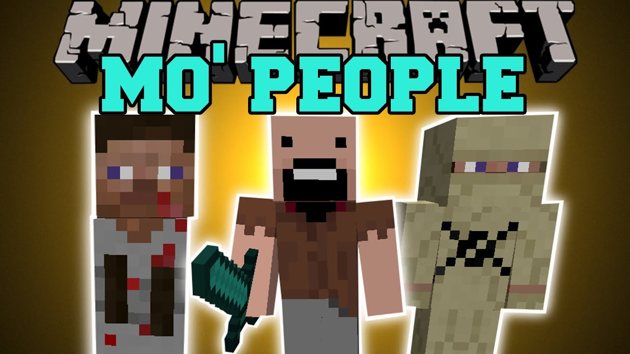 Minecraft: MO' PEOPLE (NOTCH, PSYCHOPATH, SUICIDE BOMBER 