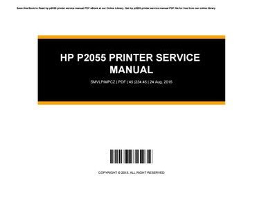 Read Online hp p2055 service manual Doc PDF