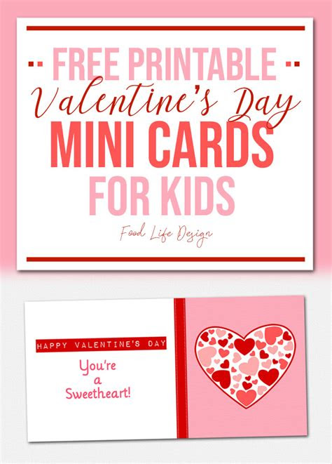 Over the years i've designed some cute free printables that i've shared for free, plus i've downloaded some other free valentine printables online. free printable valentines day mini cards for kids youre a
