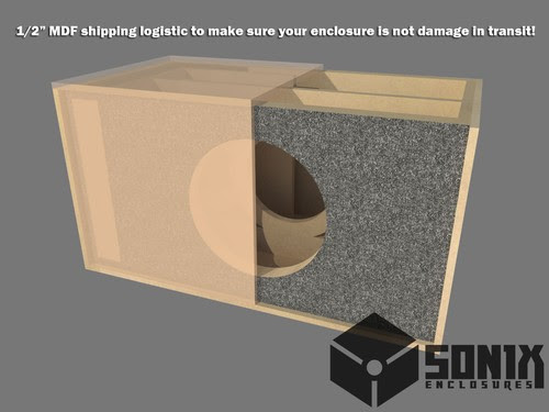 Stage 1 Ported Subwoofer Mdf Enclosure For Jl Audio 10w7ae Sub Box Diy For Speakers Subwoofers In Car Technology Gps Security