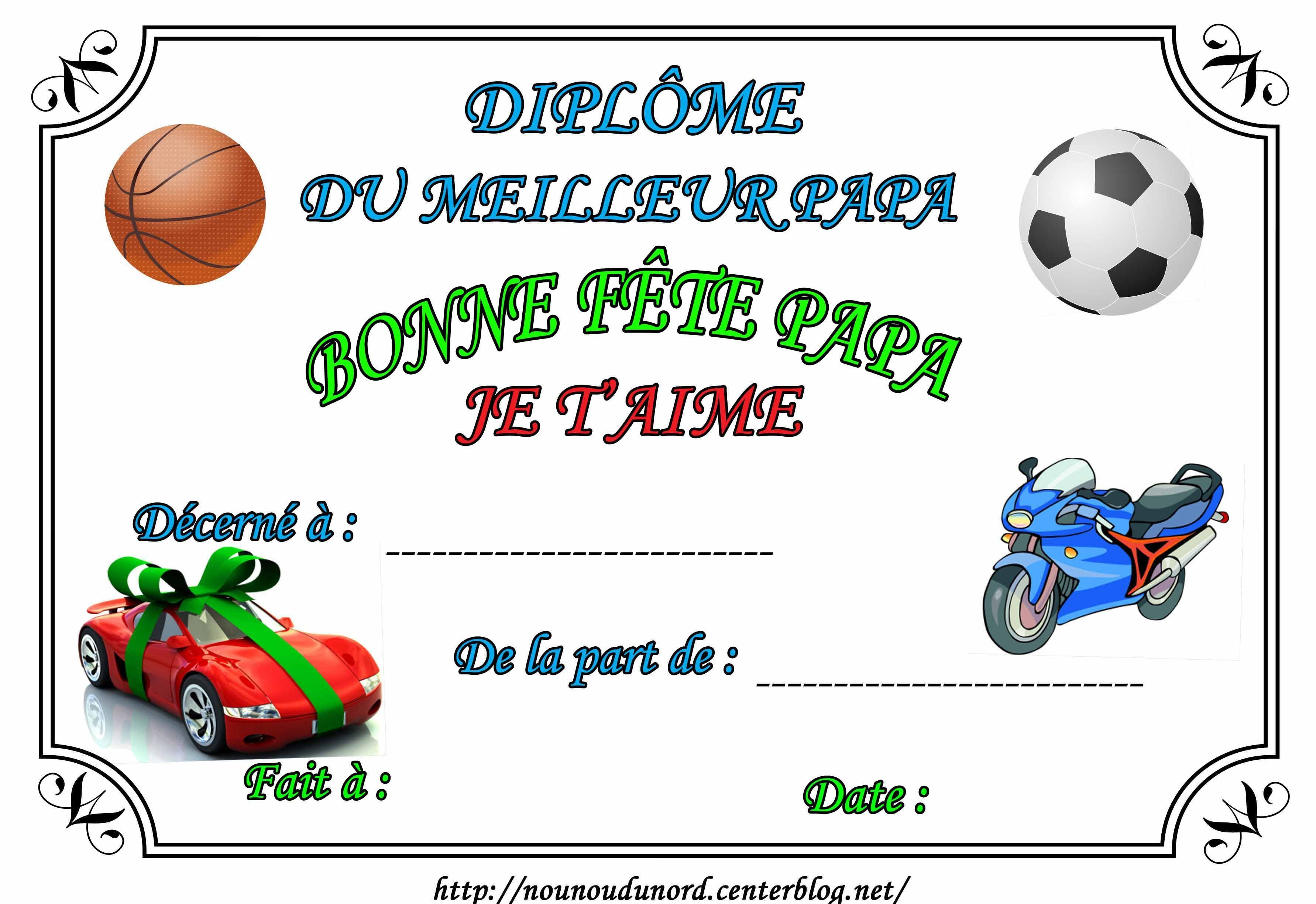 diplome fete des peres