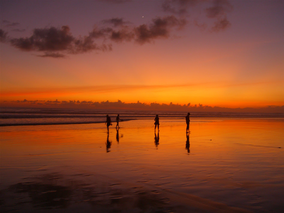 Sunset Pantai Kuta - Tempat Wisata | Foto Gambar Wallpaper