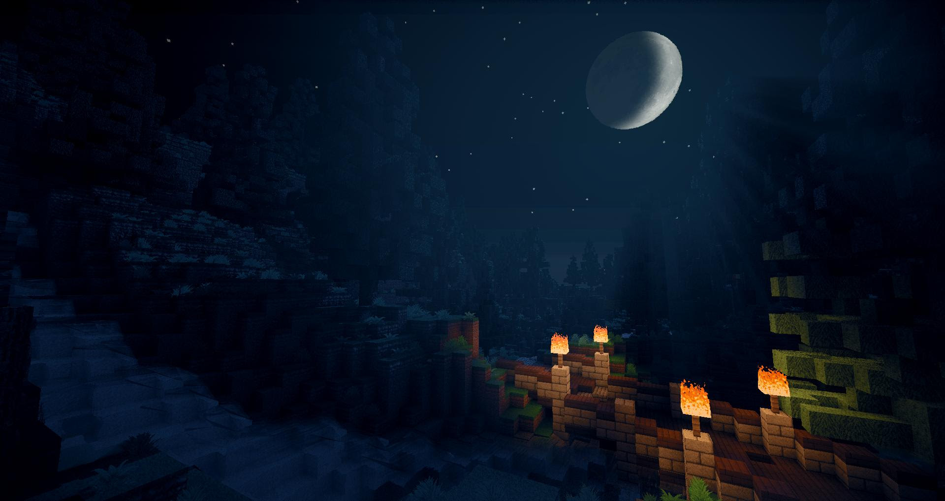 It's a beautiful night : Minecraft