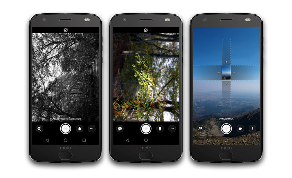 Moto Z2 Force Camara Modos