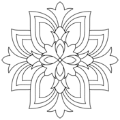 Simple mandalas coloring pages | Free Coloring Pages