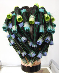 巻き方によるウェーブの違い