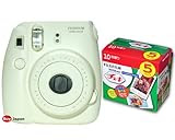 New Model Fuji Instax 8 Color White Fujifilm Instax Mini 8 Instant Camera + 50 Films
