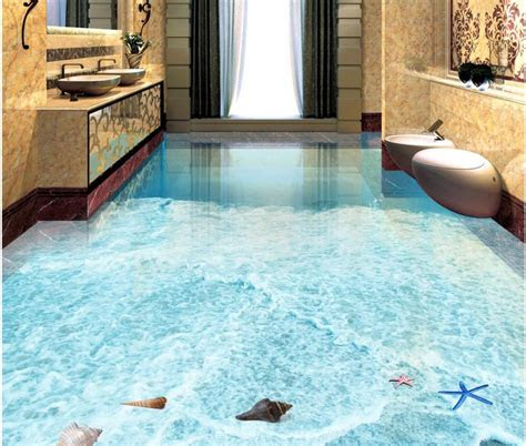 mural wallpaper  vinyl floor roll custom  floor tiles