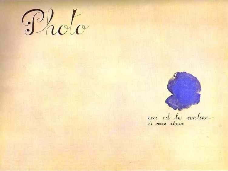 Joan Miró.  Foto: Este es el color de mis sueños.
