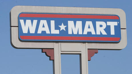 A Wal-Mart sign in Duarte, Calif.