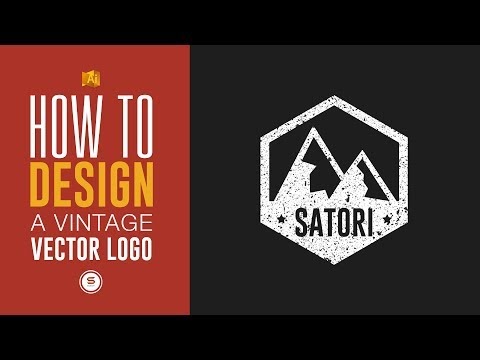 Simak How To Design A Vintage Logo Design With Illustrator Grunge Effect Illustrator Tutorial, kontroversial!