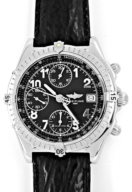 Originalfoto ORIG.HR-BREITLING-CHRONOMAT STAHL SHOP! NEUZ. PORTOFREI