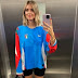 Chiara Ferragni wears Marcello Pipitone Custom T-Shirt