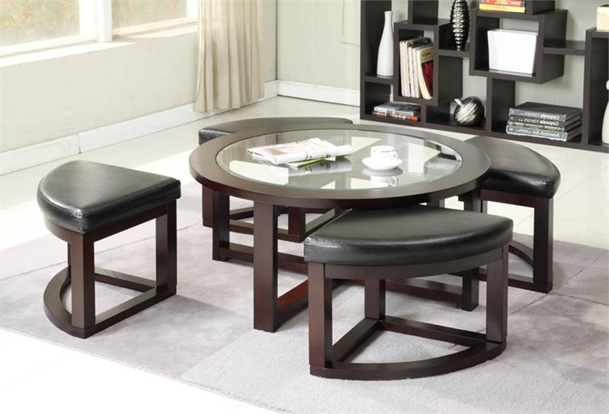 Coffee Tables With Seats - Classic Elegance and Sophistication Of Oval Coffee Tables : It has its own set of practical little stools that fit neatly underneath.