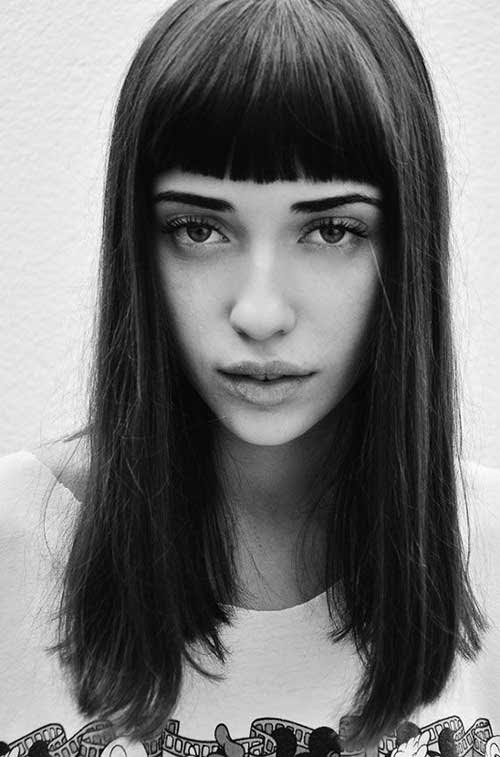 30 Super Chic Medium Hairstyles With Bangs