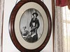 George and Elizabeth Custer with servant