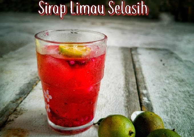 Recipe: Appetizing Sirap Limau Selasih