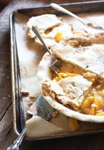 a mess of peach pie.