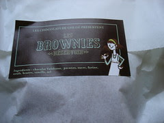 packaging, les brownies "reservoir"