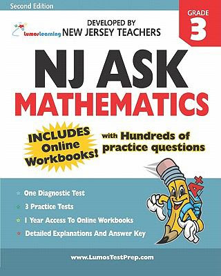 NJ ASK Practice Tests and Online Workbooks: Mathematics Grade 3, Second Edition: Developed by 