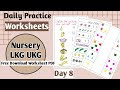 worksheets for lkg to grade 3 maths english evs hindi free pdf download - lkg worksheets free download